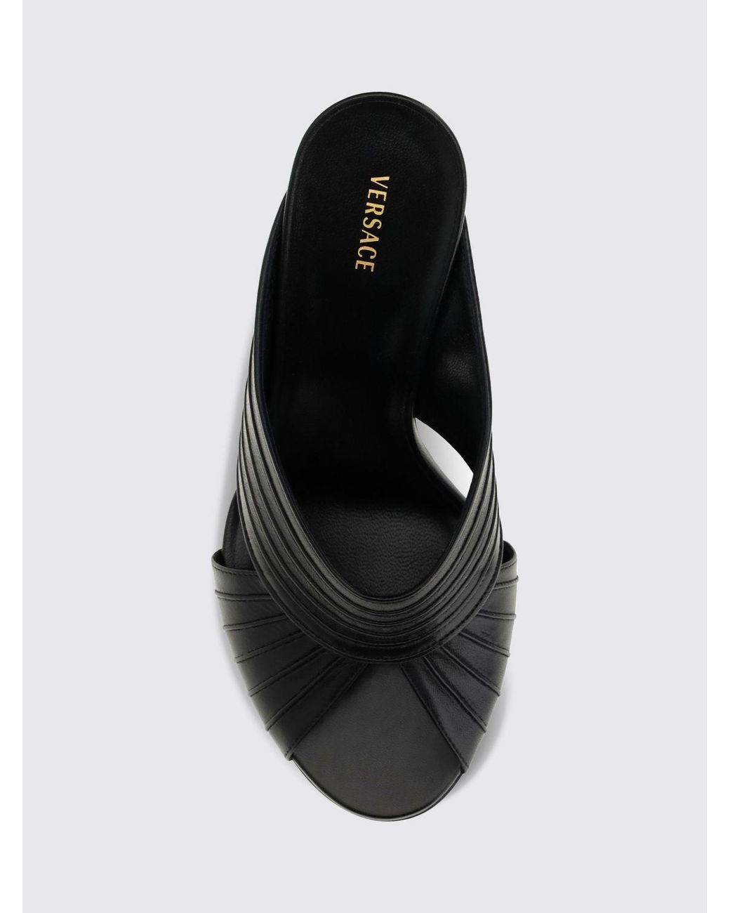 Mules Gianni di Versace in Black