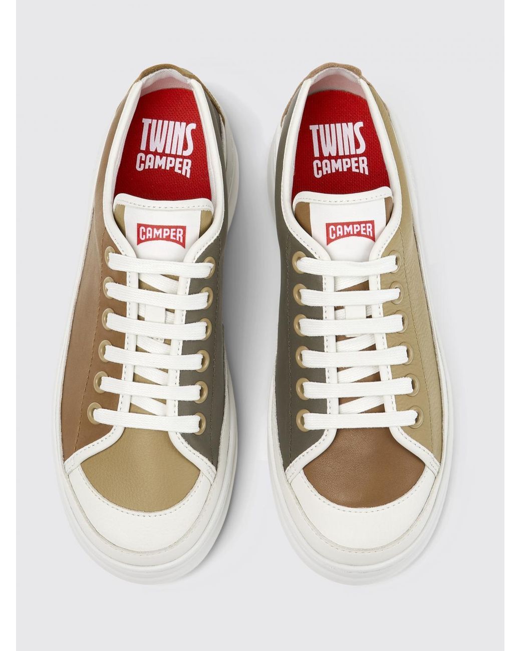 Camper Multicolor Twins Leather Sneakers