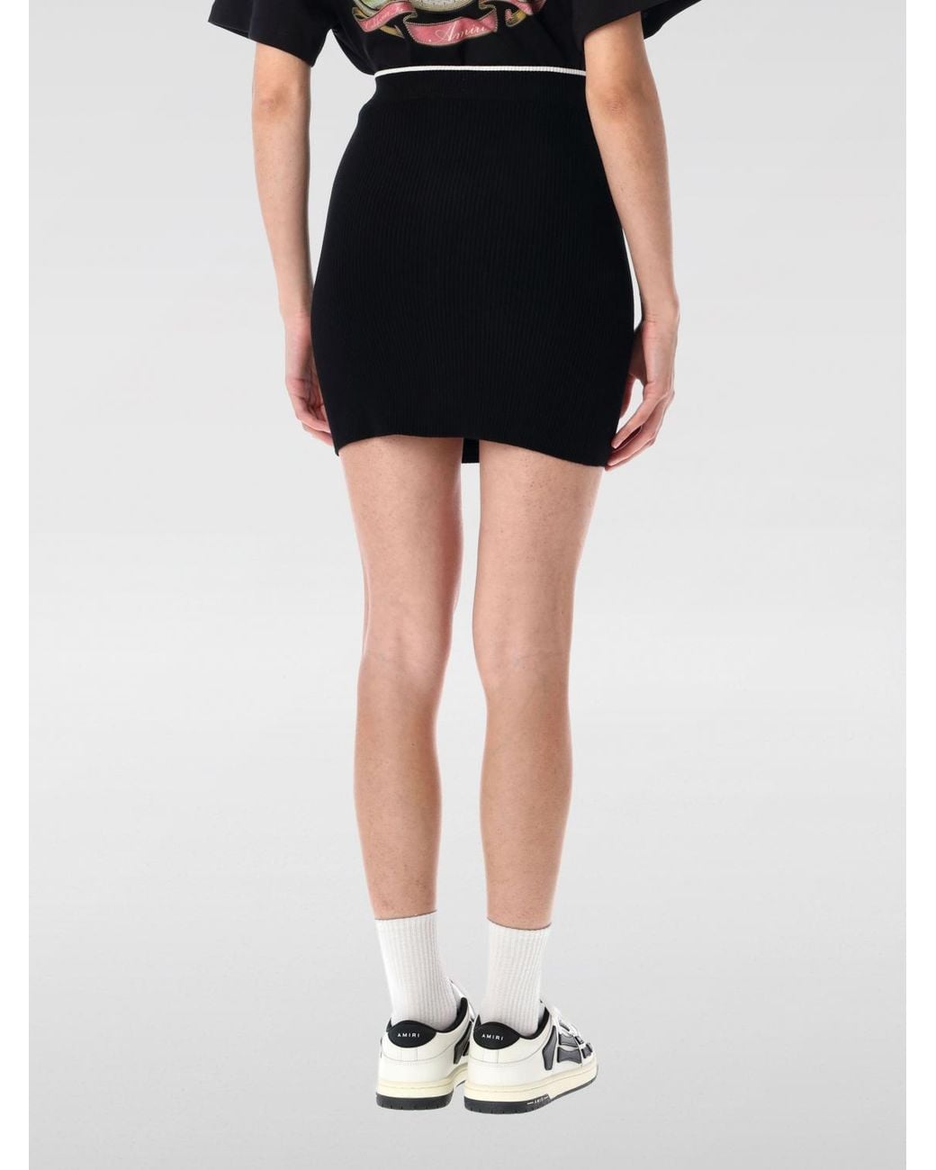 Amiri Black Skirt
