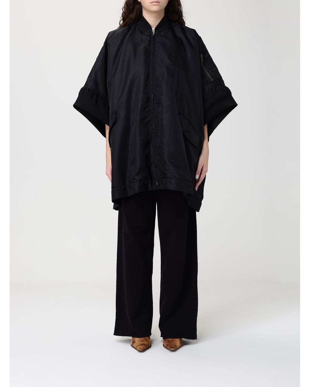 MM6 by Maison Margiela Blue Nylon Cape
