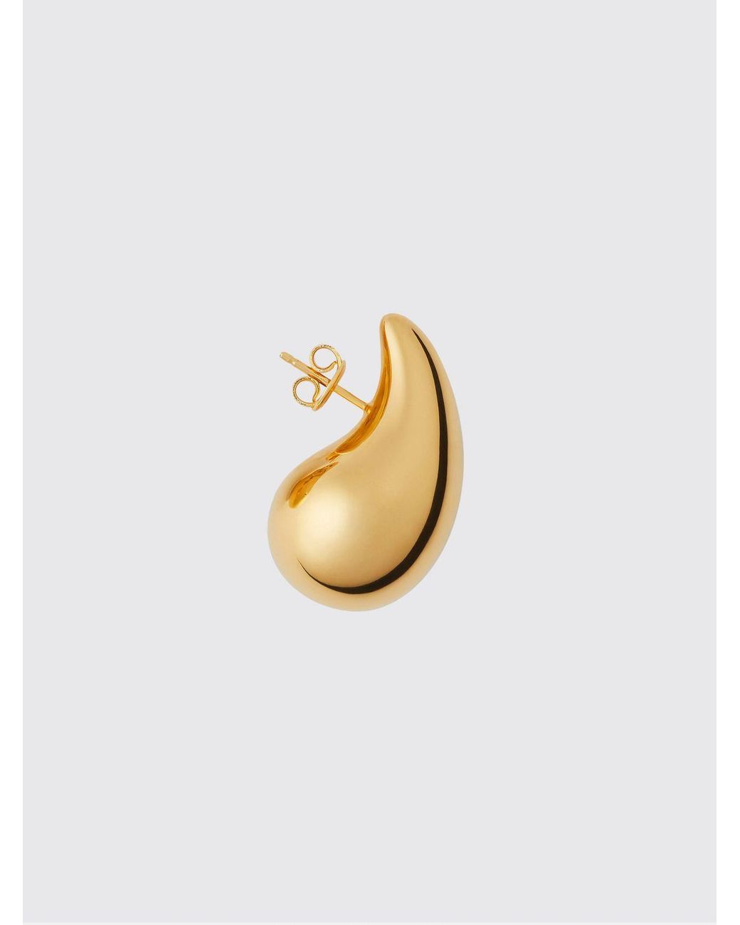 Bottega Veneta Metallic Plated Sterling Teardrop Earrings