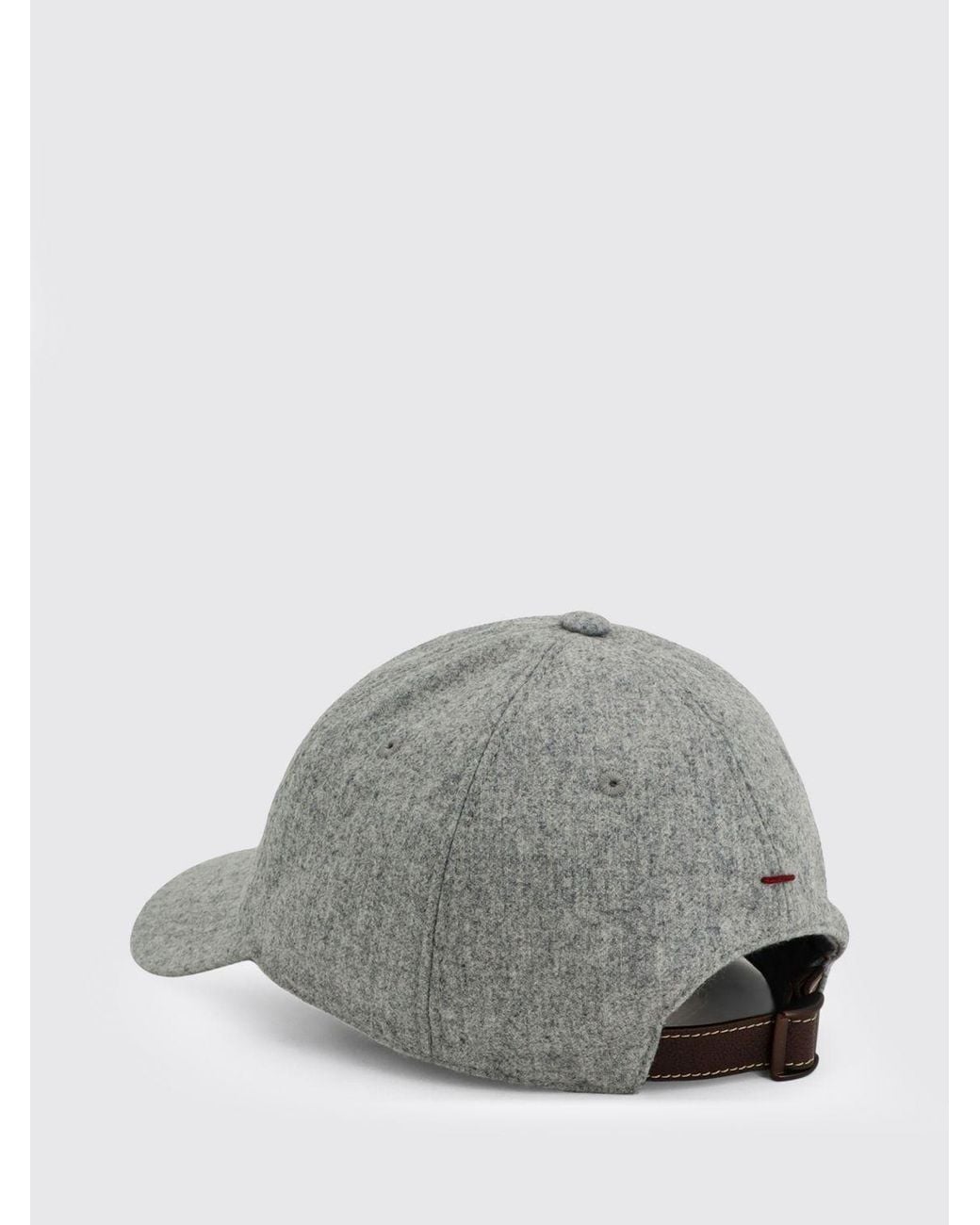 Brunello Cucinelli Gray Hat for men