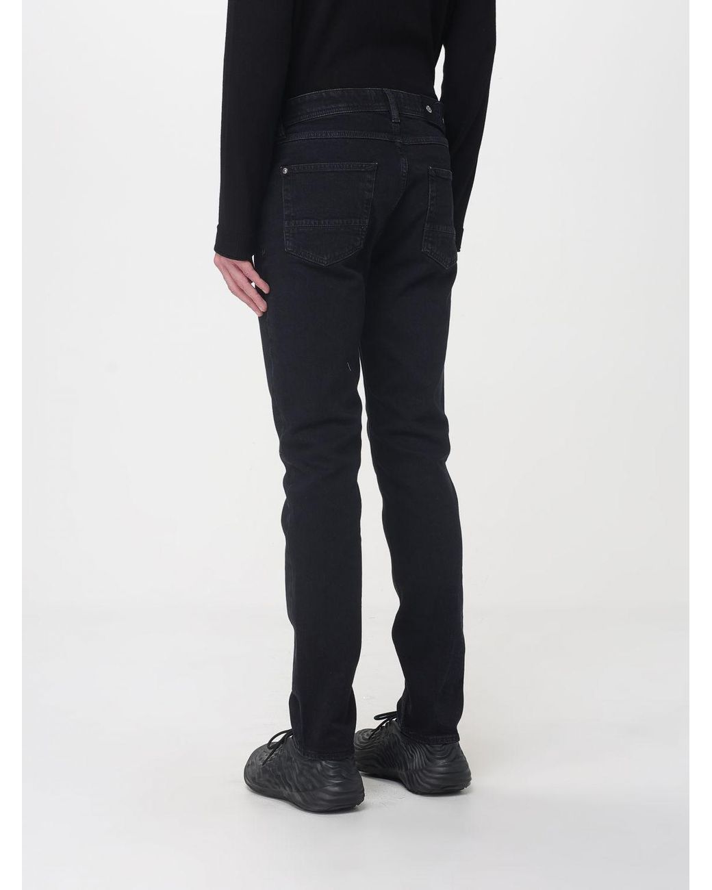 Stone Island Black Stretch Denim Slim Fit Jeans for men