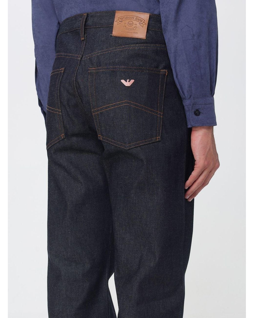 Armani Jeans Blue J70 Cotton Denim Jeans for men