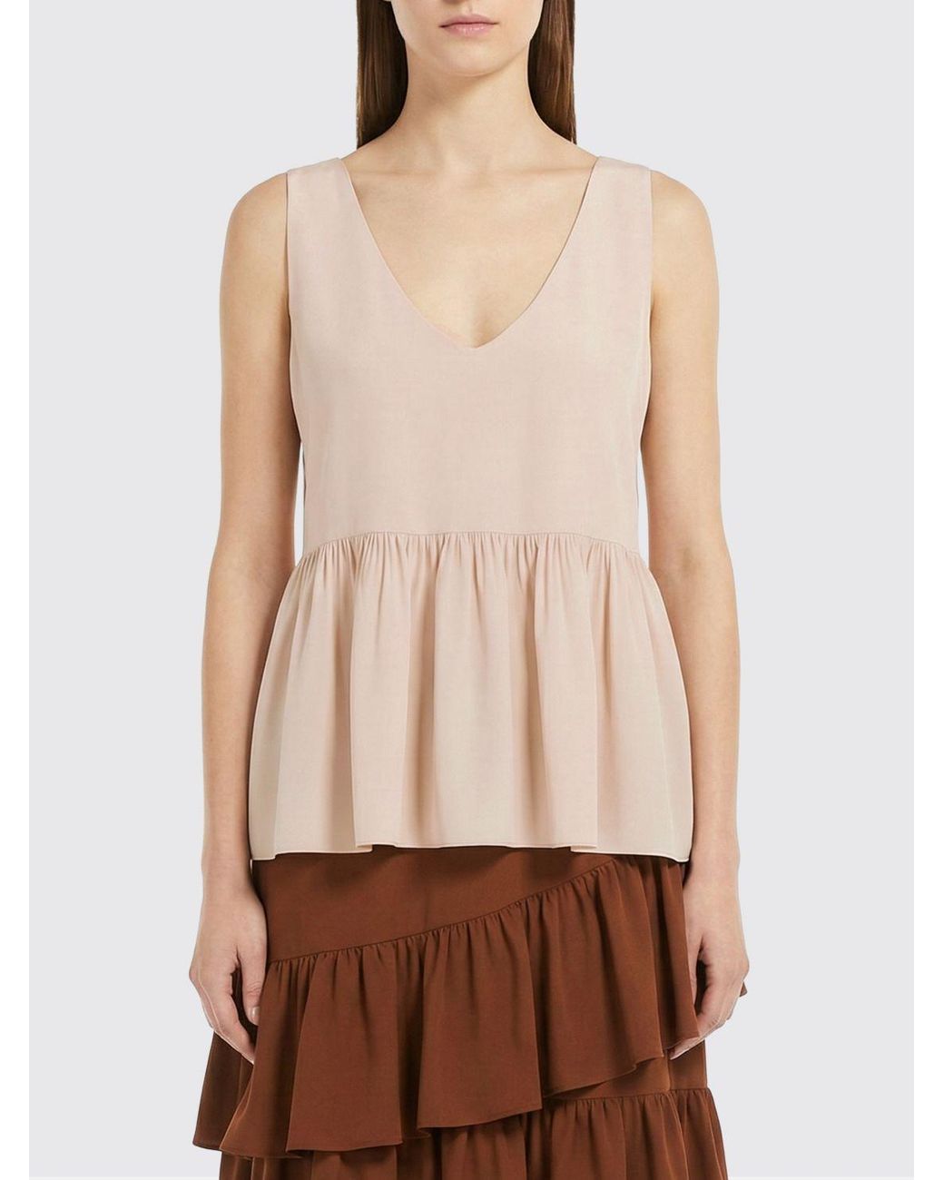 Chloé Natural ChloÉ Silk Top