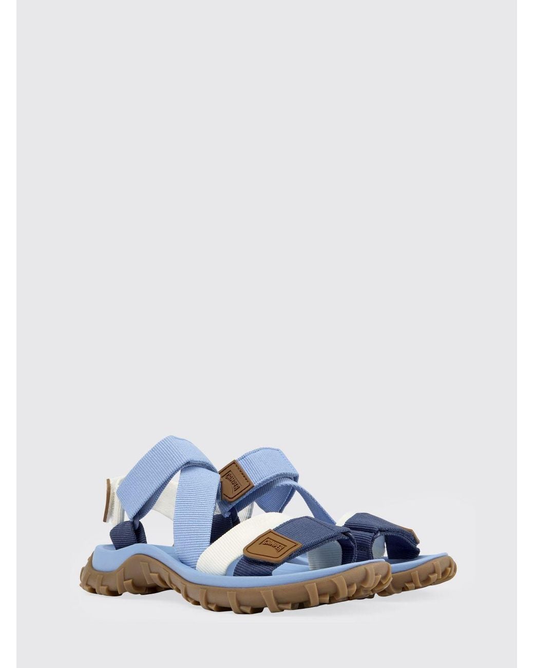 Camper Blue Drift Trail Recycled Pet Sandals