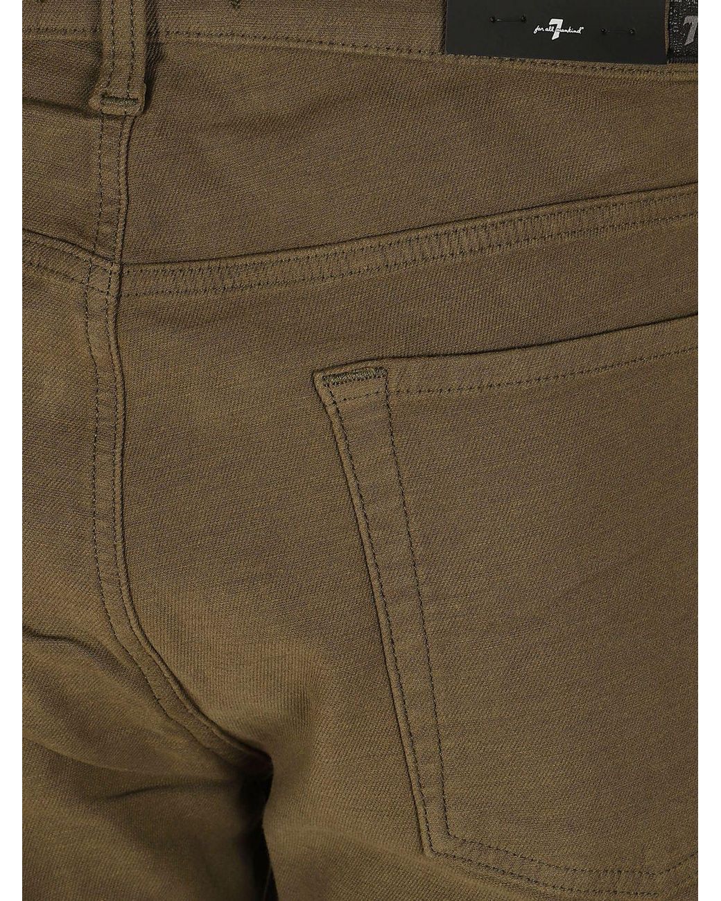 7 For All Mankind Multicolor Mid-Rise Slim-Fit Five-Pocket Skinny Jeans for men