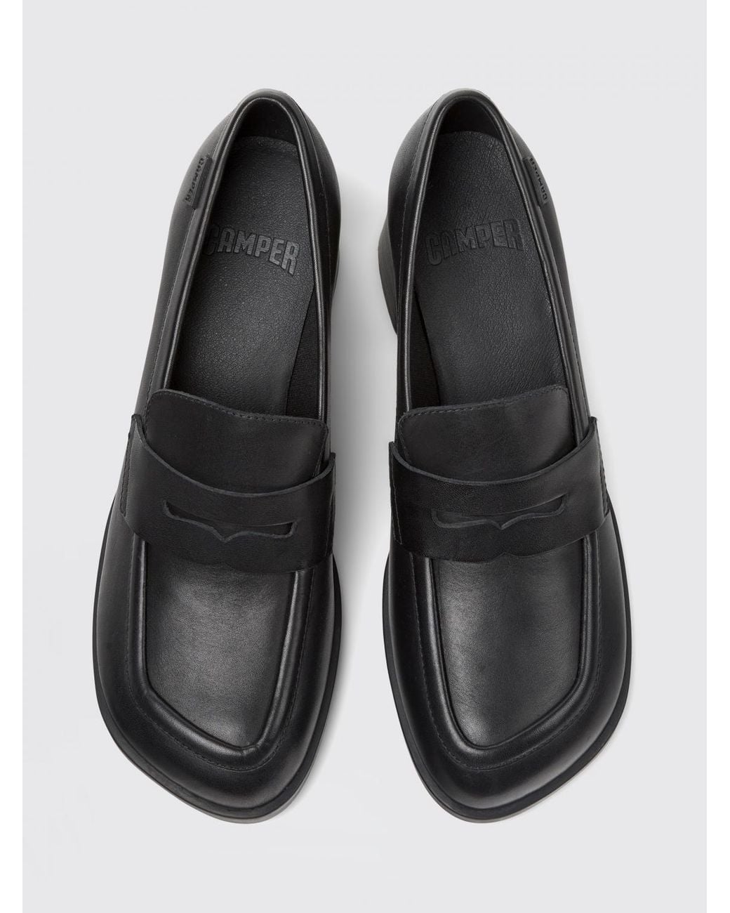 Camper Black Kora Leather Loafer