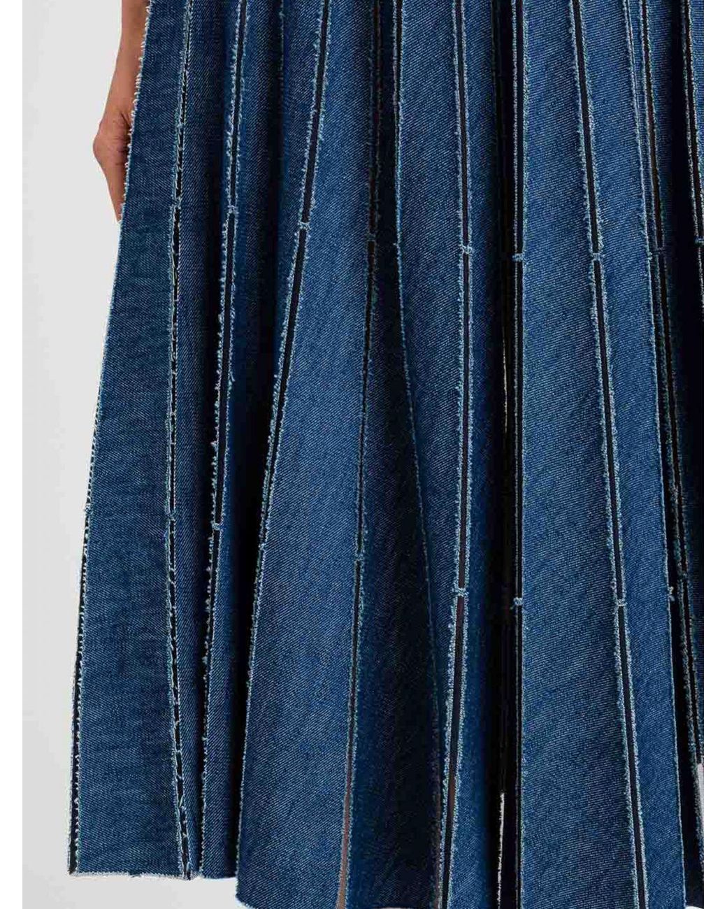 Twinset Blue Pleated Skirt