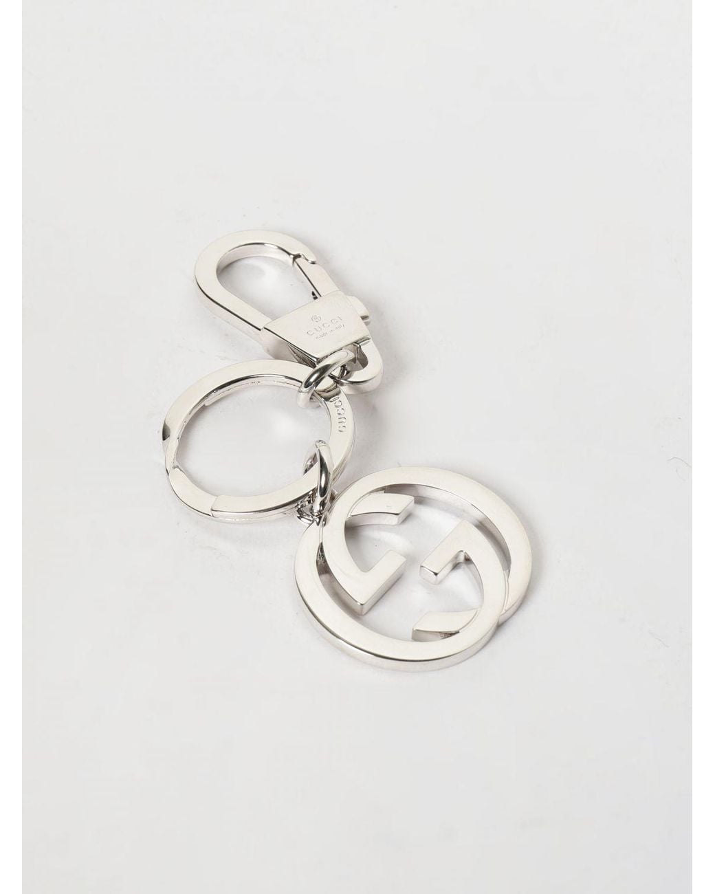 Gucci White Keyring for men