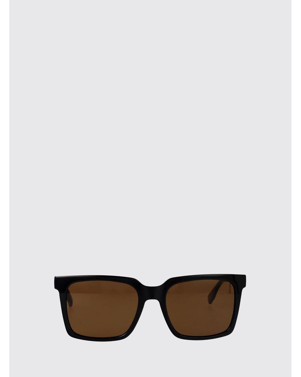 Karl Lagerfeld Black Oversized Square Acetate Sunglasses With Contrast Logo for men