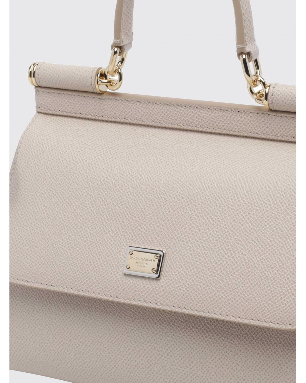 Dolce & Gabbana Natural Dolce &Amp Gabbana Sicily Mini Handbag