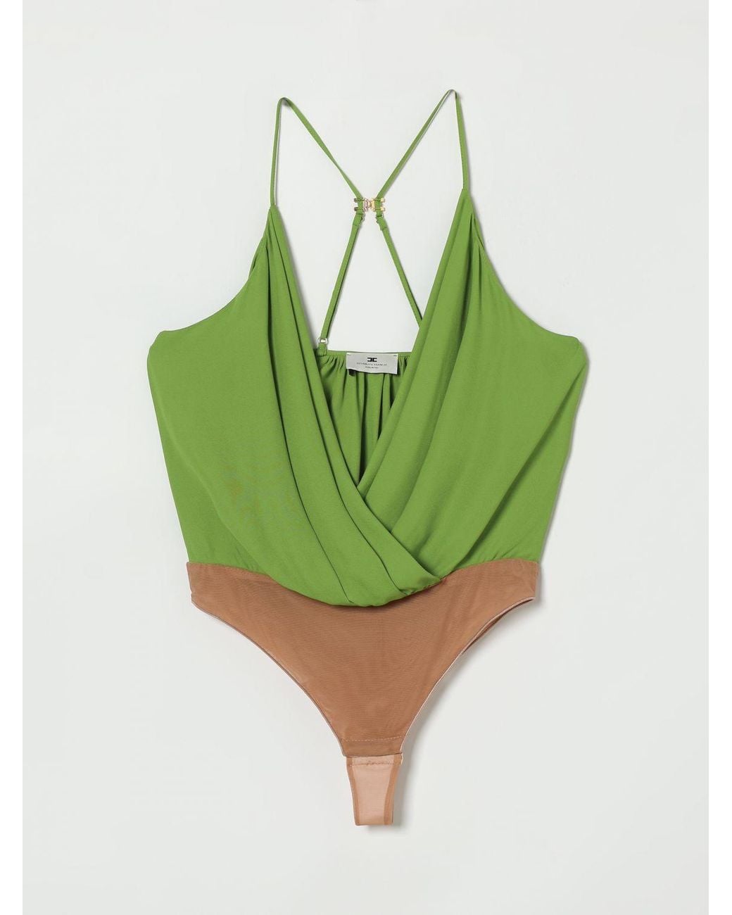 Elisabetta Franchi Green Bodysuit