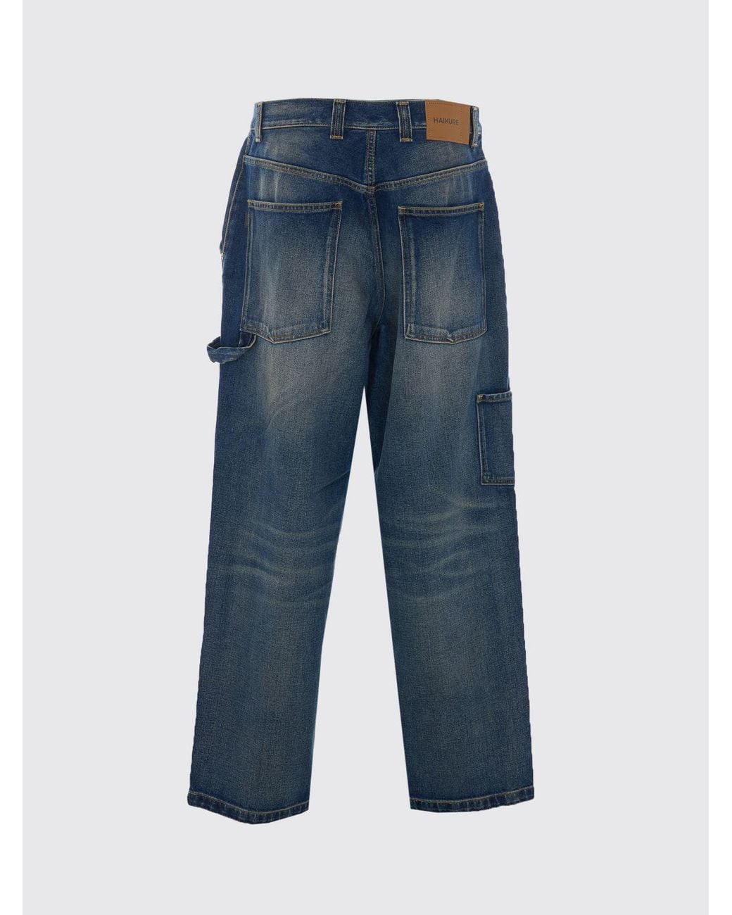 Haikure Blue Sibilla Wide-Leg Jeans for men
