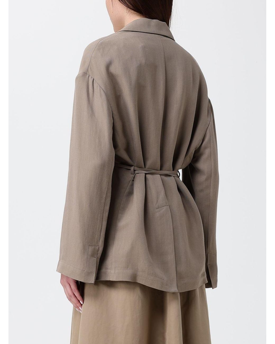Brunello Cucinelli Natural Viscose Blazer