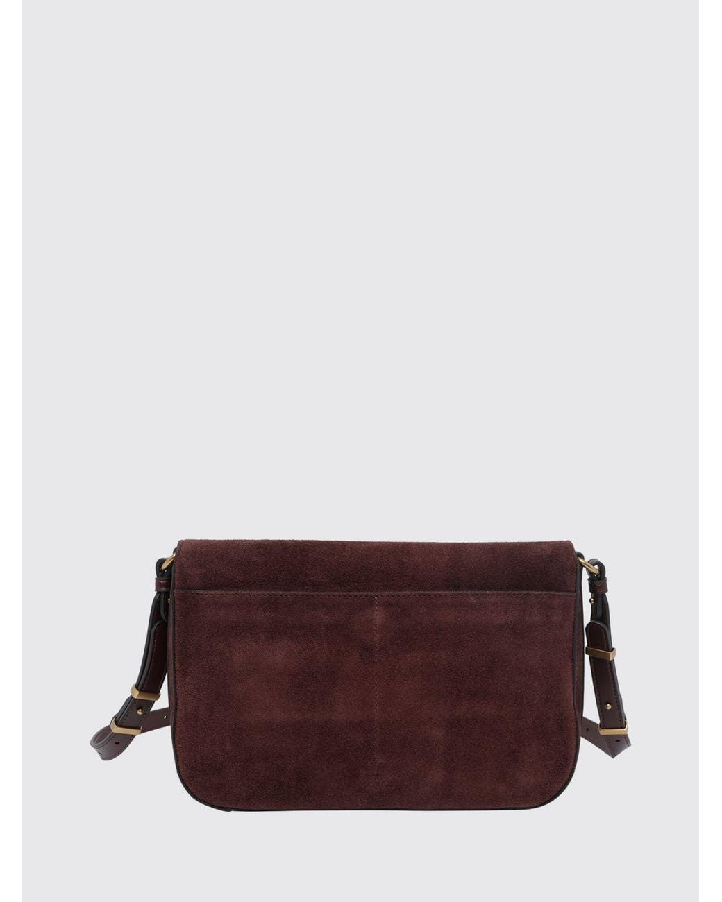 Pinko Purple Mini Love Bag Suede Crossbody Bag With Love Birds Logo