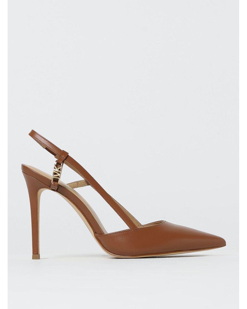 Michael Kors Veronica Leather Slingbacks in White Lyst UK
