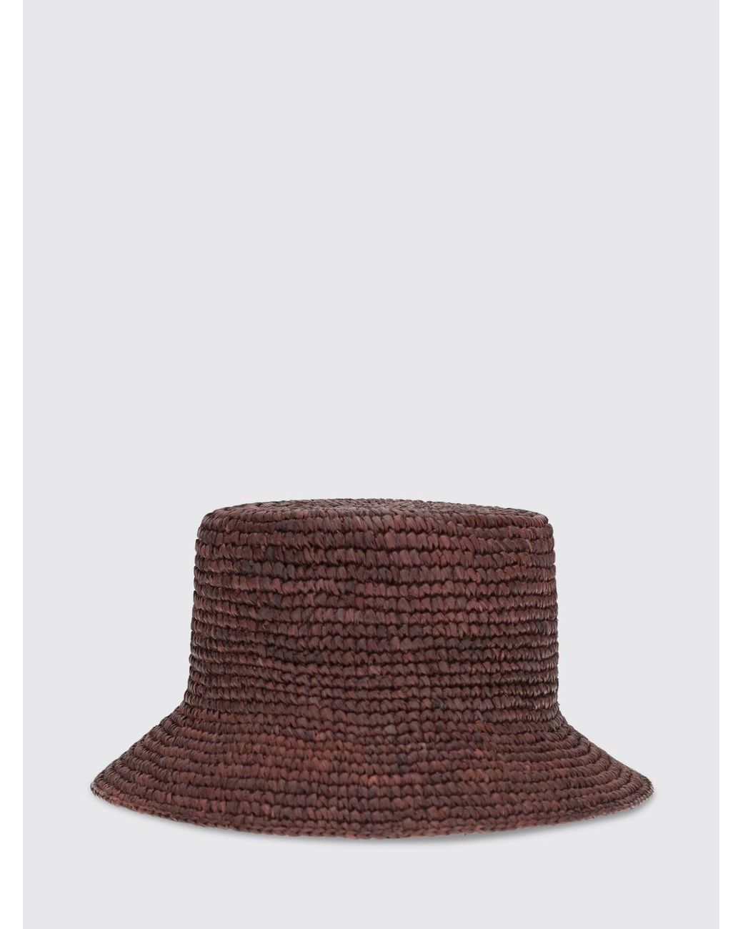 Vivienne Westwood Brown Orb Straw Hat