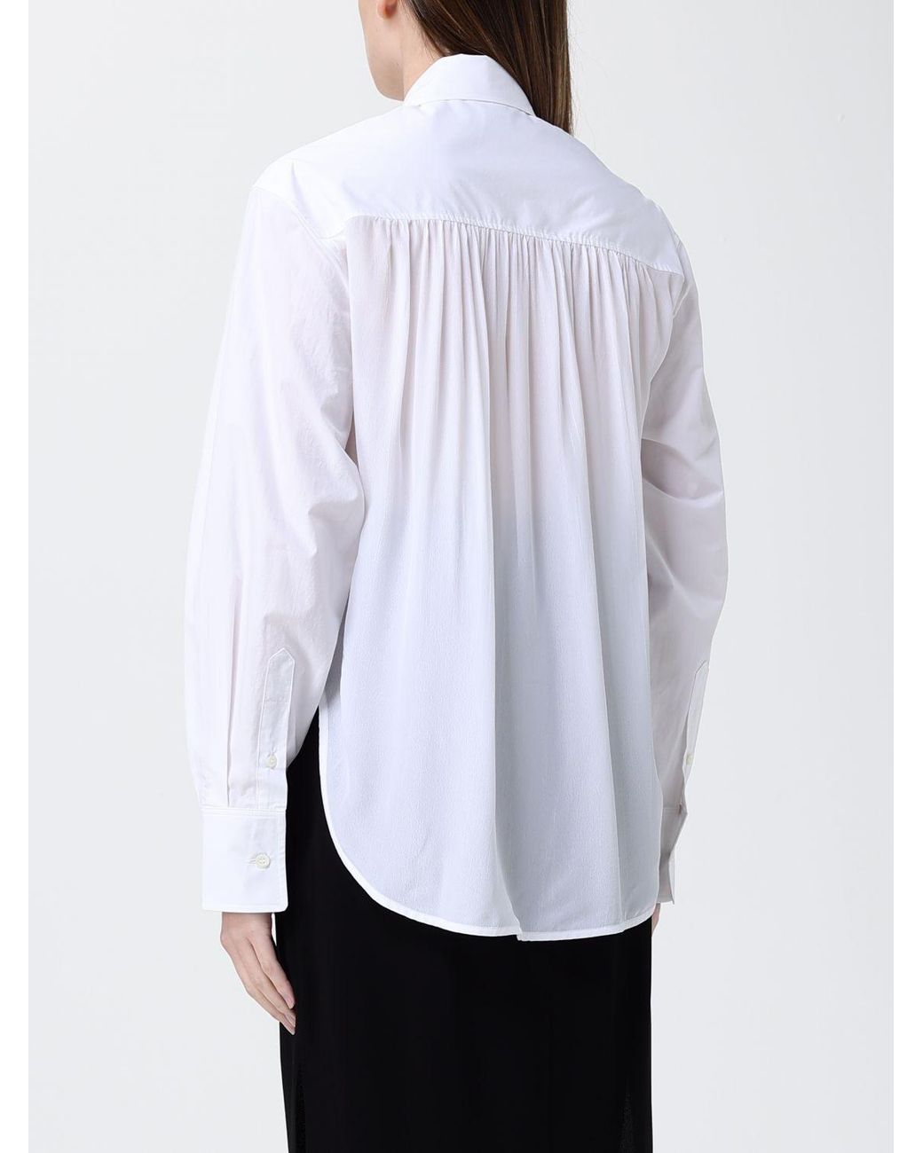 Pinko White Cotton Shirt