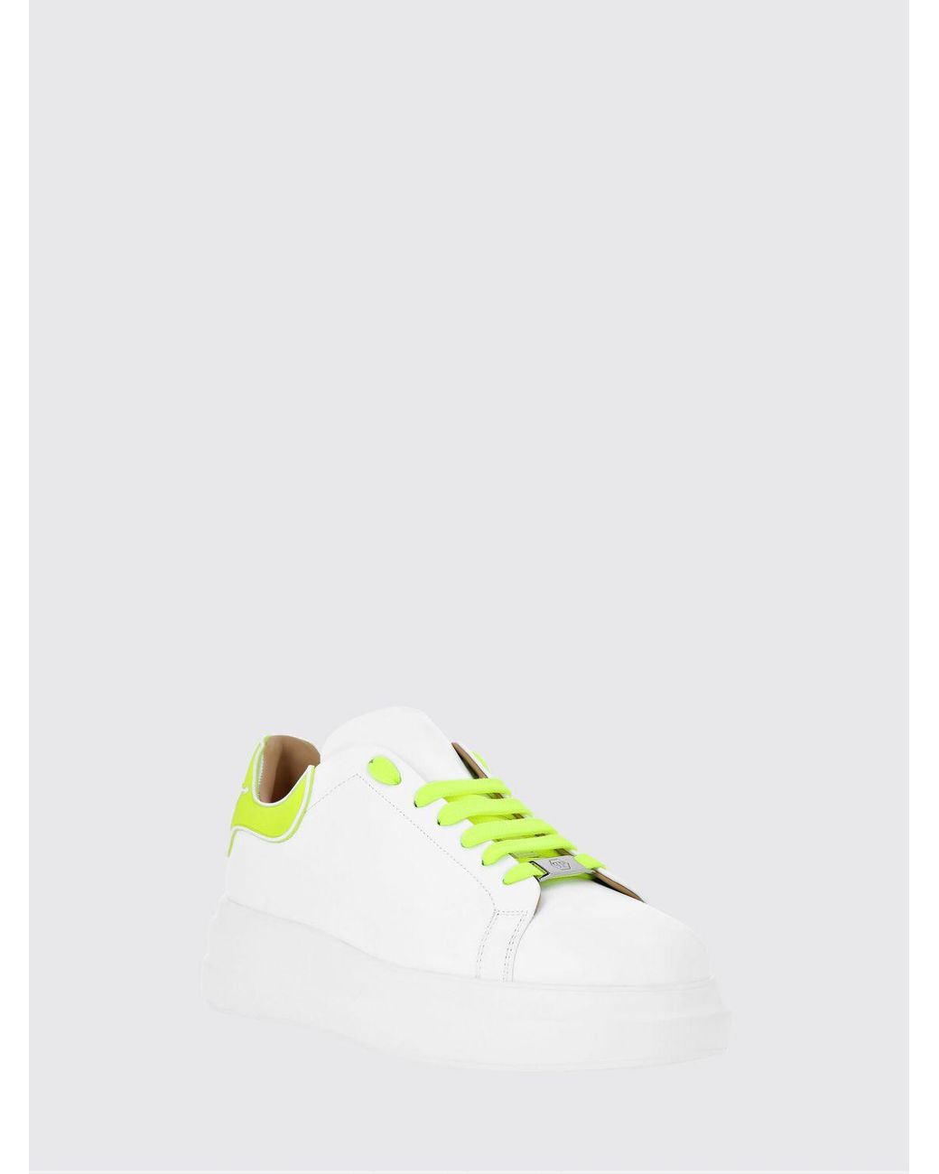 Philipp Plein White Platform Sneakers for men