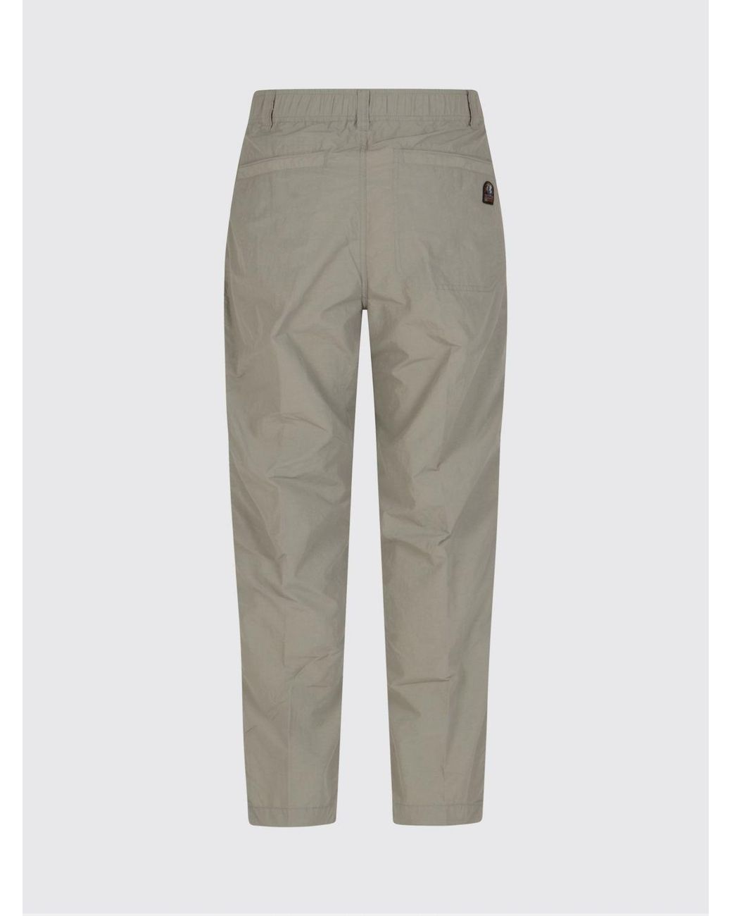 Parajumpers Gray Technical Fabric Cargo Trousers for men