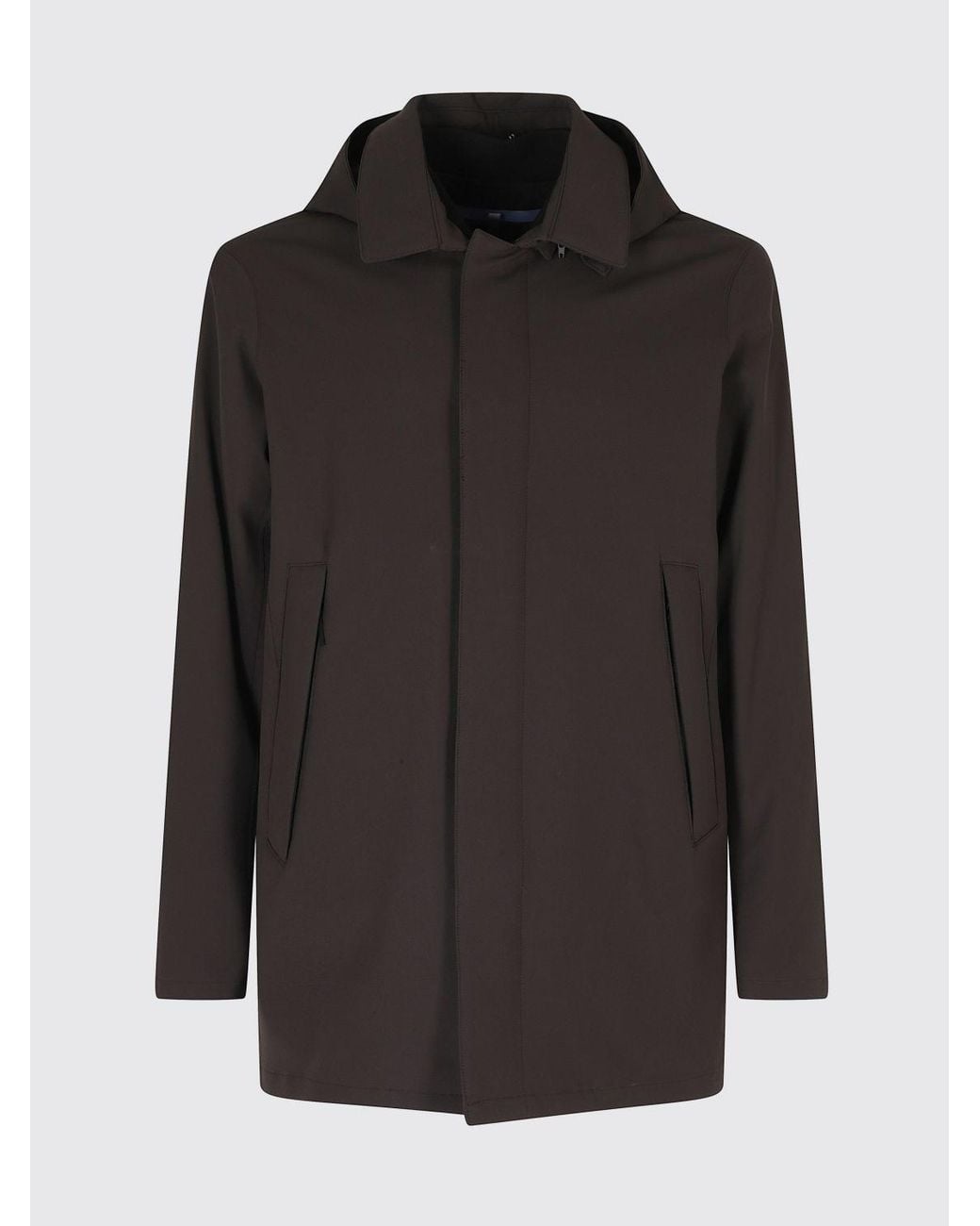 People Of Shibuya Black Hachiko Short Technical Fabric Parka With Primaloft Padding for men