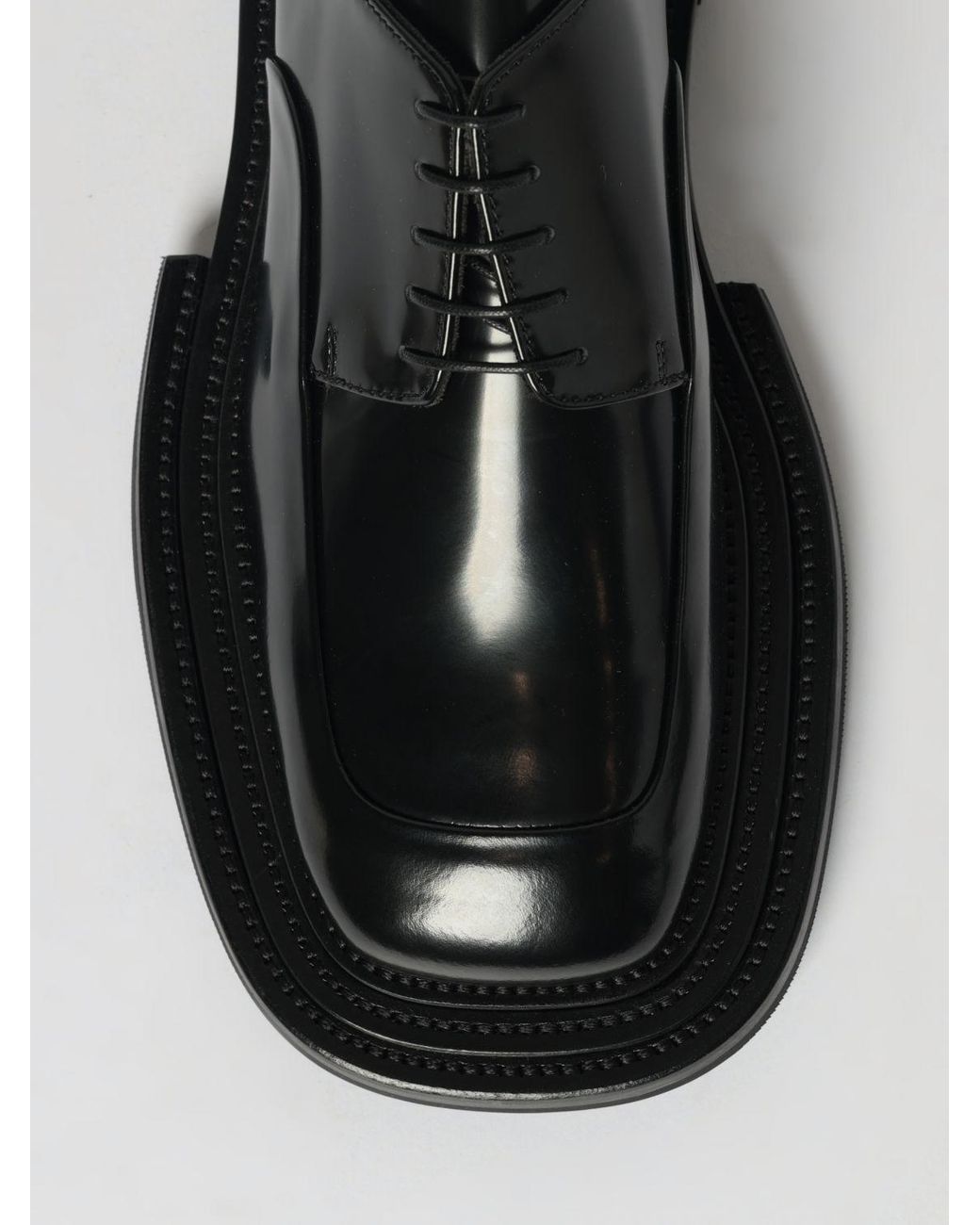 Moschino Couture Black Brogue Shoes for men