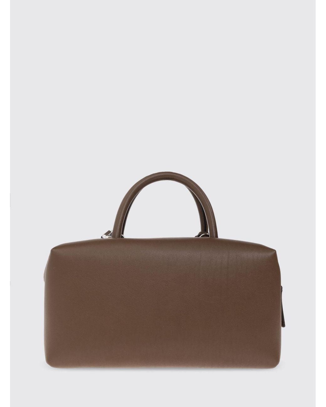 Max Mara Brown Smooth Calf Leather Handbag
