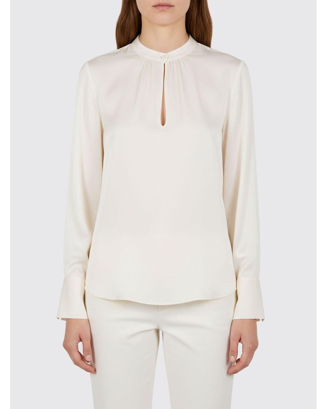 Filippa K White Satin Blouse