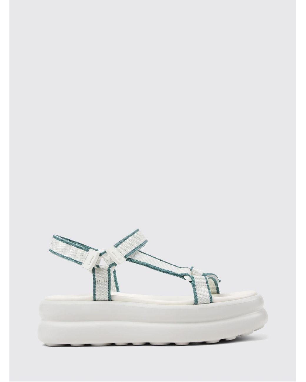 Camper White Pelotas Flota Up Recycled Polyester Sandals