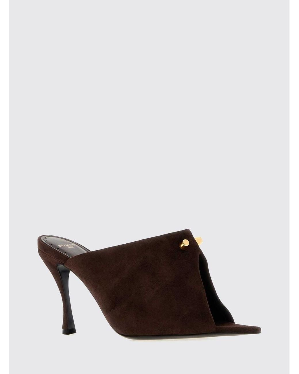 Balenciaga Brown High Heel Shoes