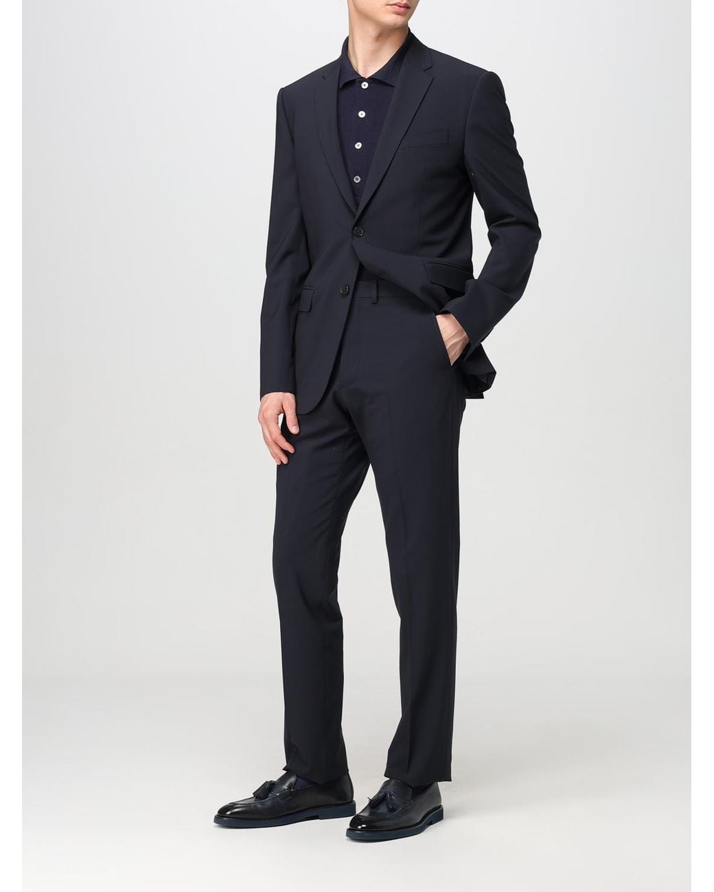 Emporio Armani Blue Twopiece Suit for men