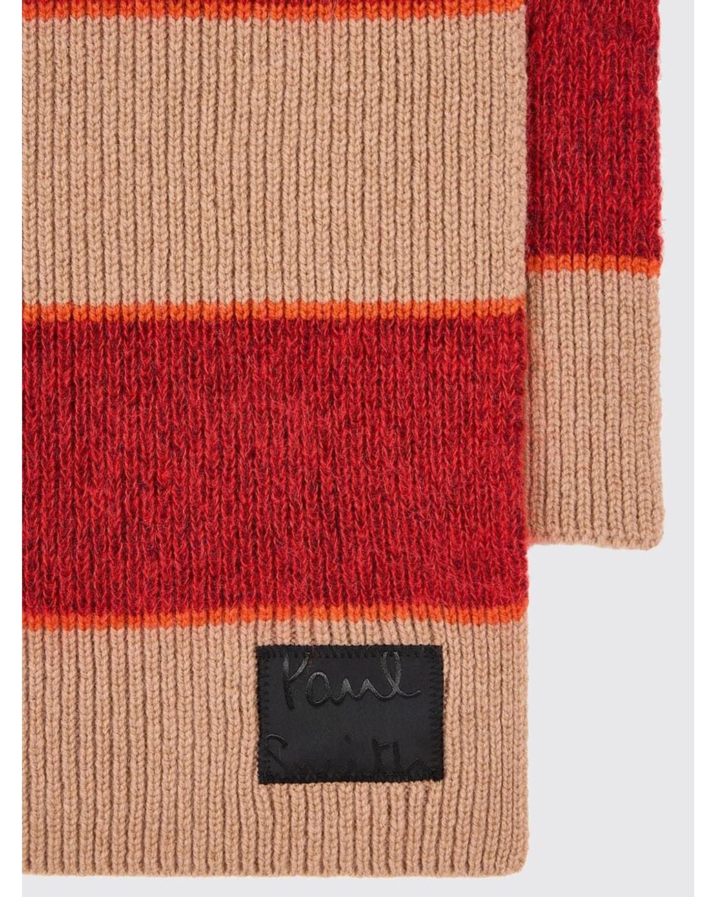 Sciarpa A Righe di Paul Smith in Red