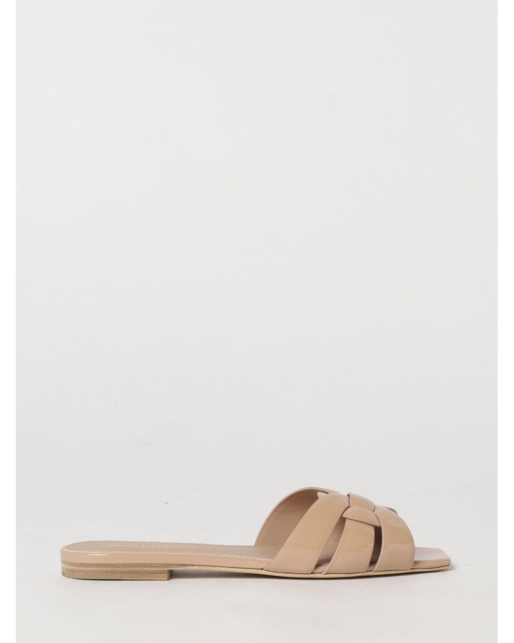 Saint Laurent Natural Nu Pieds 05 Tribute Mules