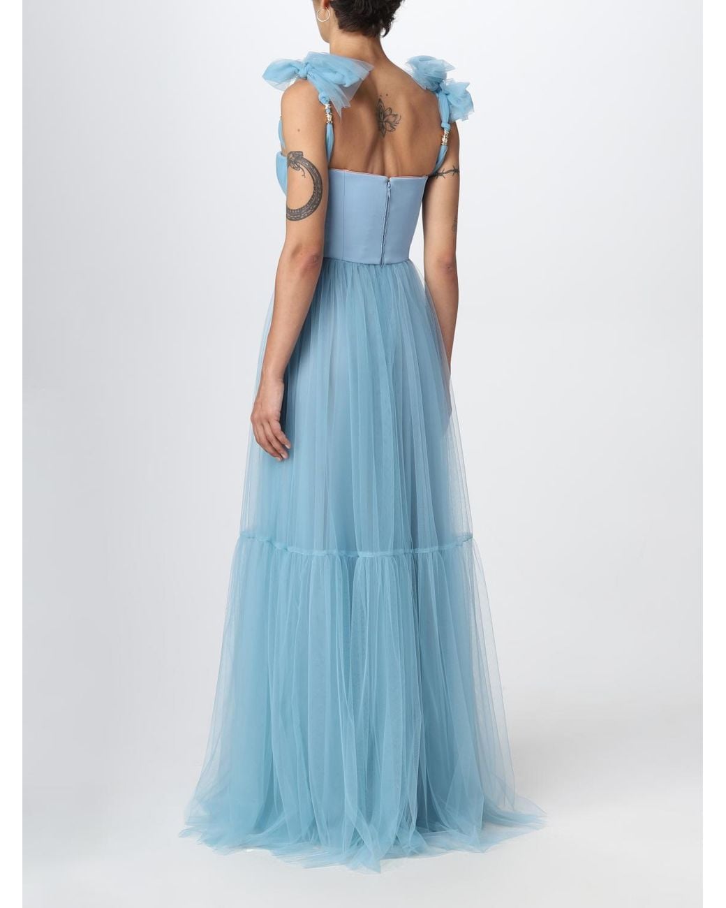 Elisabetta Franchi Blue Dress