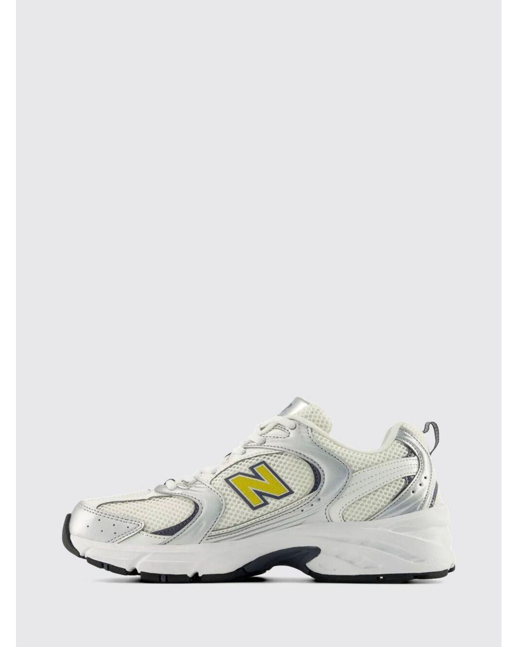 New Balance White 530 Mesh And Rubber Sneakers for men