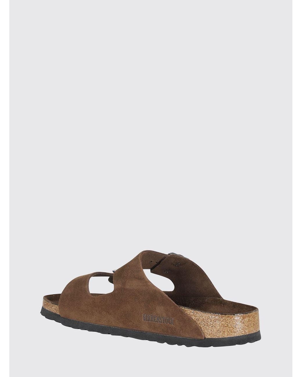 Birkenstock Brown Arizona Suede Sandals for men