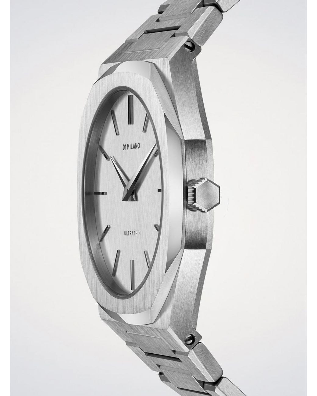 D1 Milano Gray Ultra Thin Watch for men