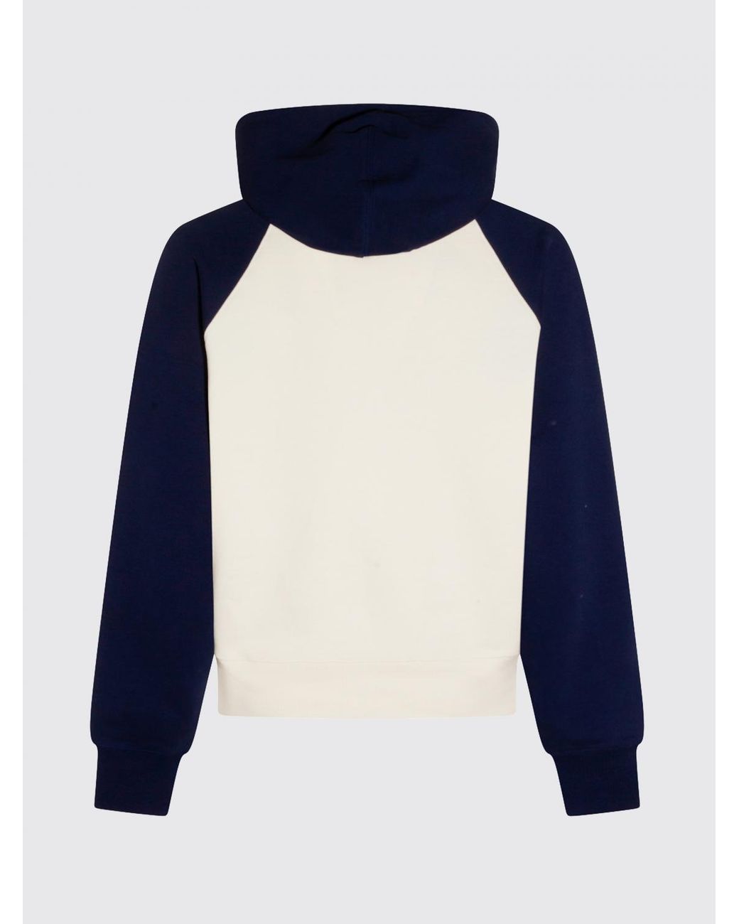 AMI Blue Cotton Hoodie for men