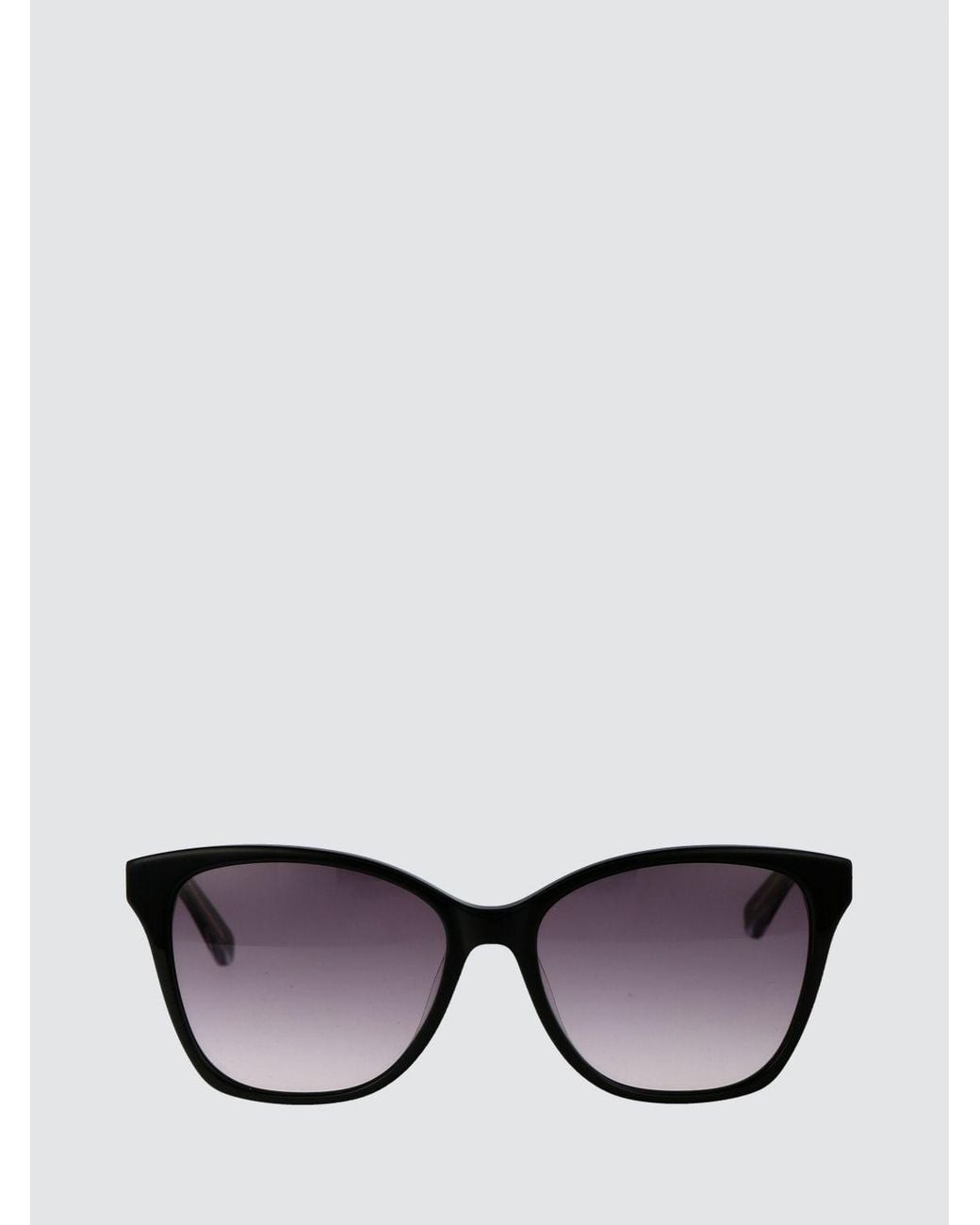 Calvin Klein Gray Acetate Cat-Eye Sunglasses With Lettering Logo