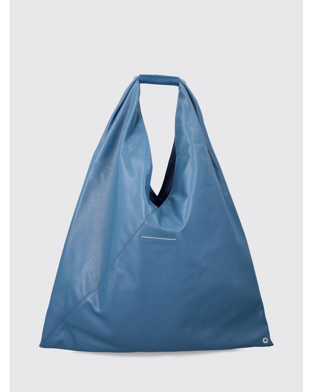 MM6 by Maison Margiela Blue Japanese Shoulder Bag With Stitch