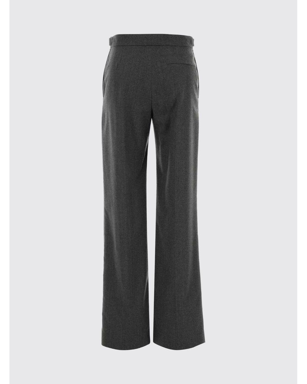 Stella McCartney Blue High-Waisted Straight-Leg Trousers