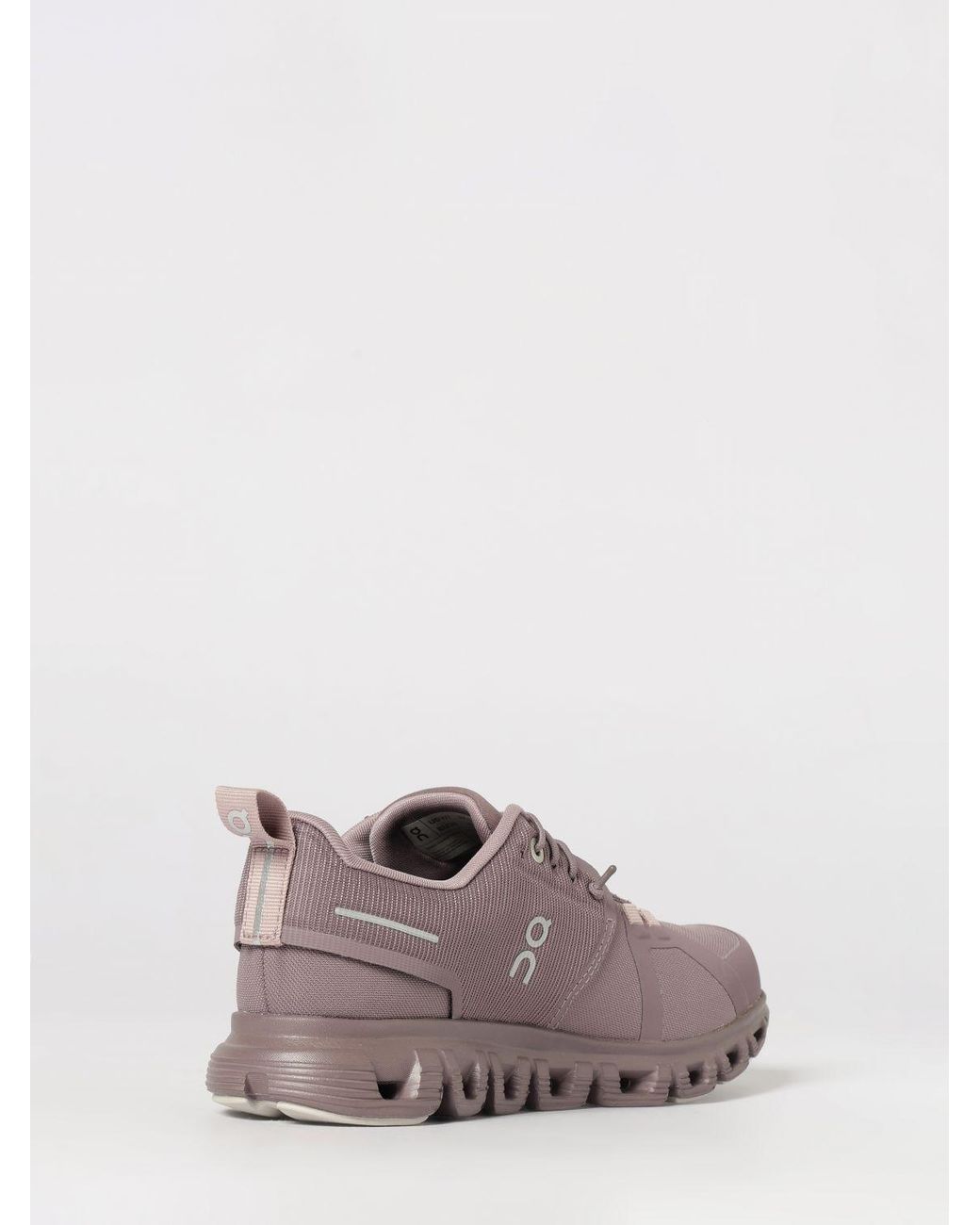 On Shoes Purple On Cloud 6 Waterproof Mesh Sneakers