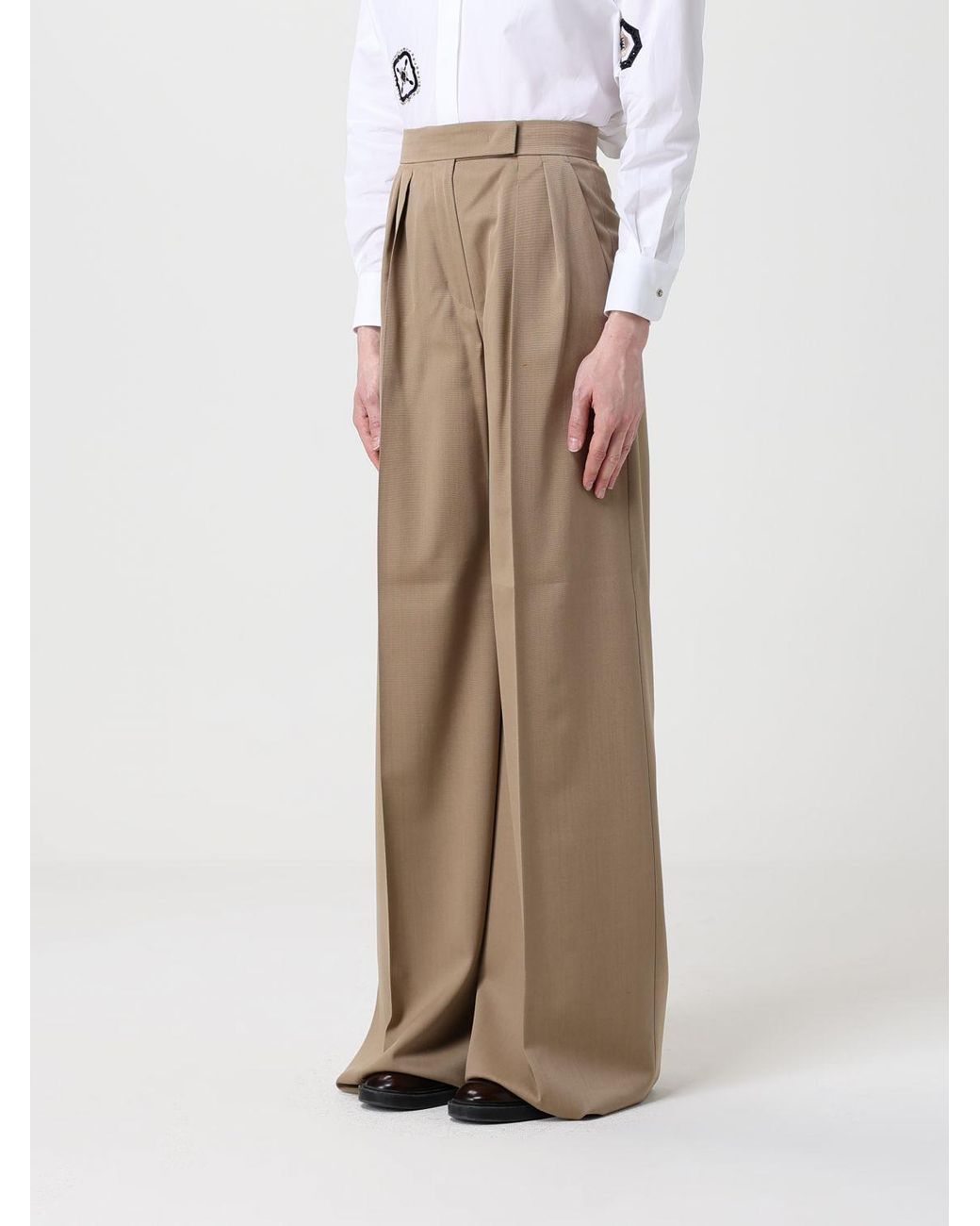 Max Mara Natural Pants