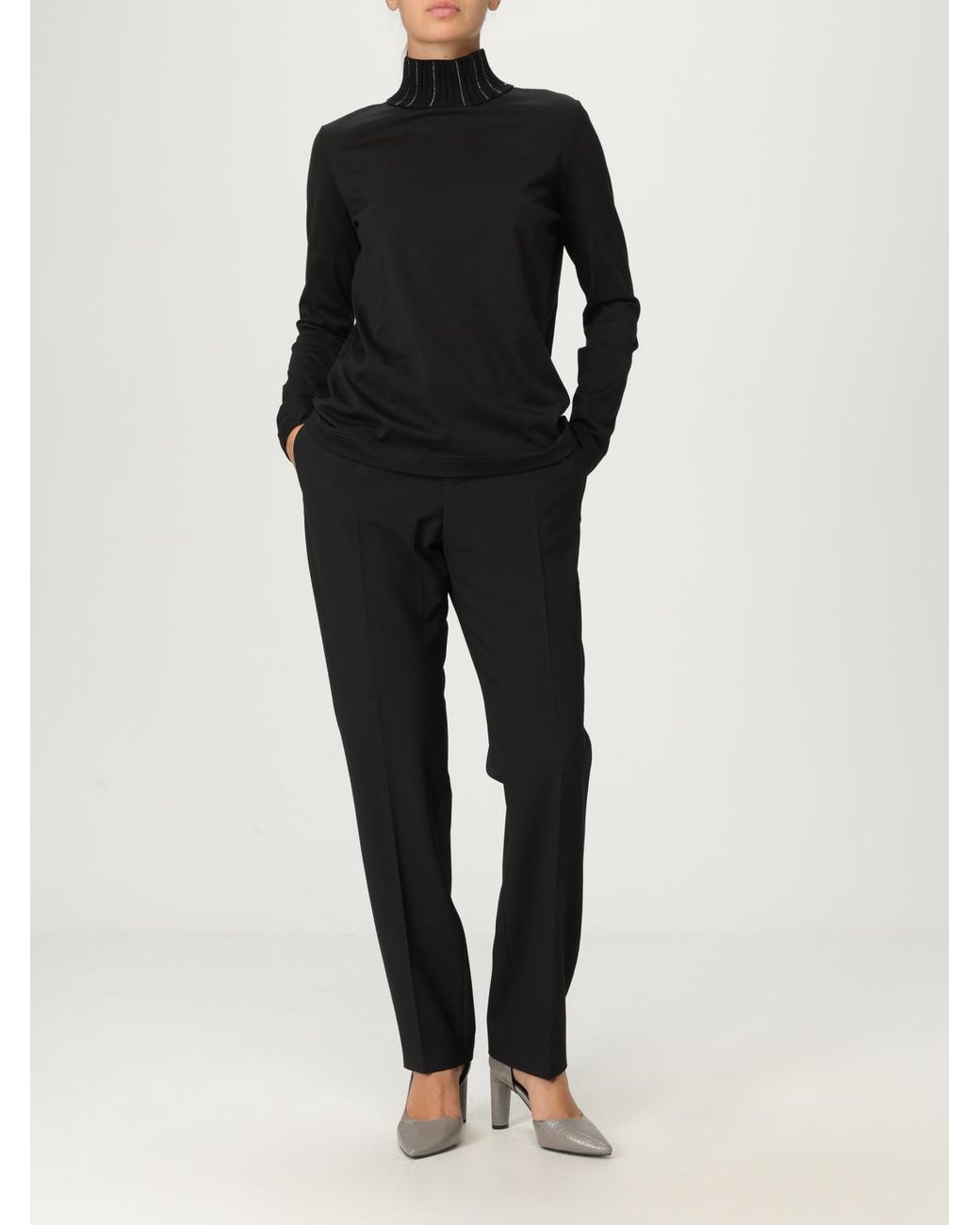 Fabiana Filippi Black Trousers