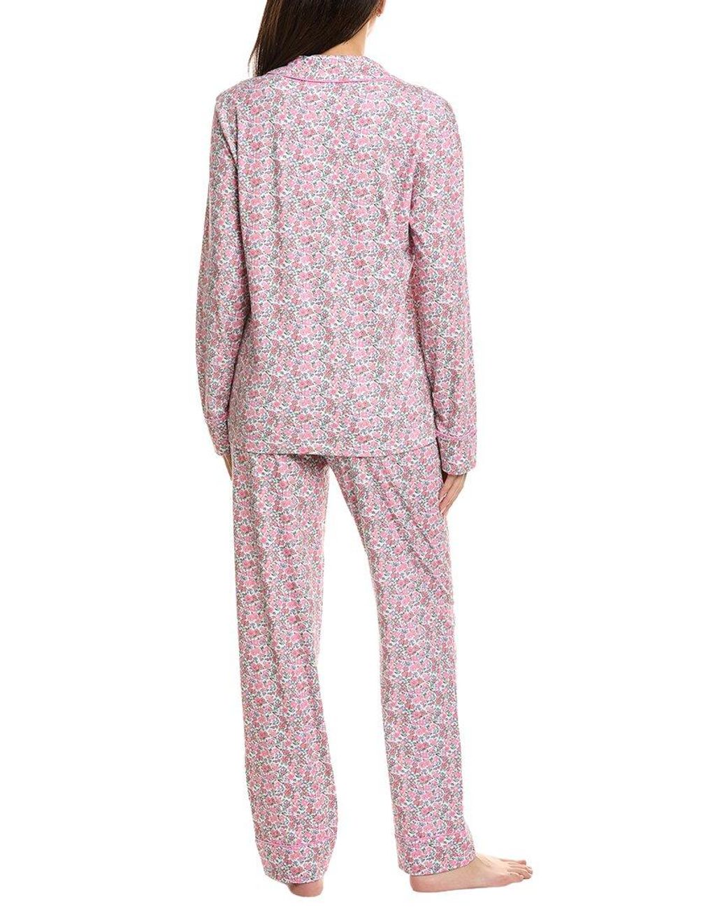 Petite Plume Pink 2Pc Pima Pajama Set