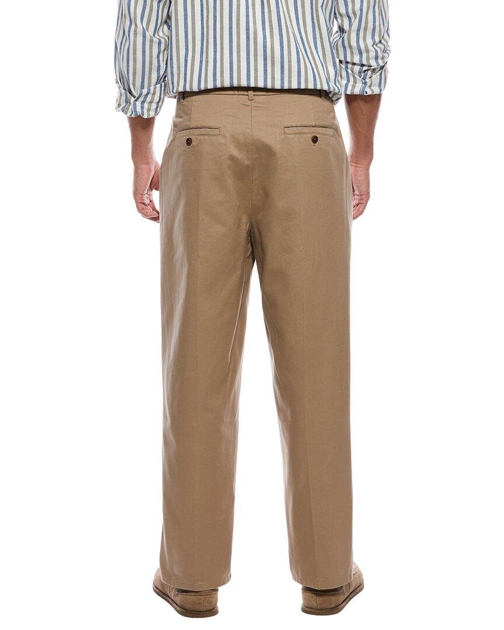 Rowing Blazers Natural Twill Pleated Relaxed Pant for men