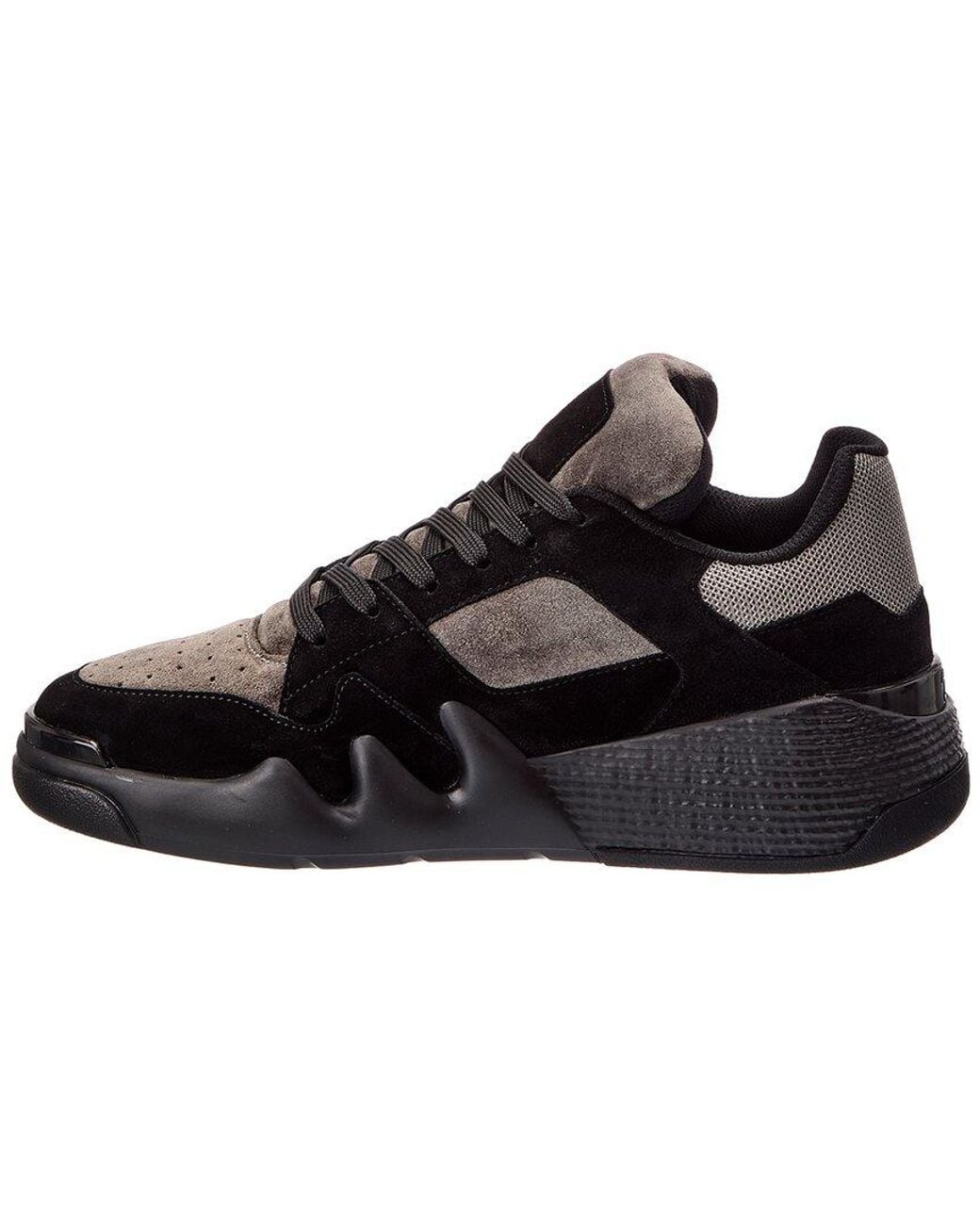 Giuseppe Zanotti Black Talon Suede Sneaker for men