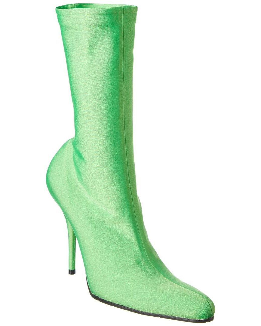 balenciaga bottes verte