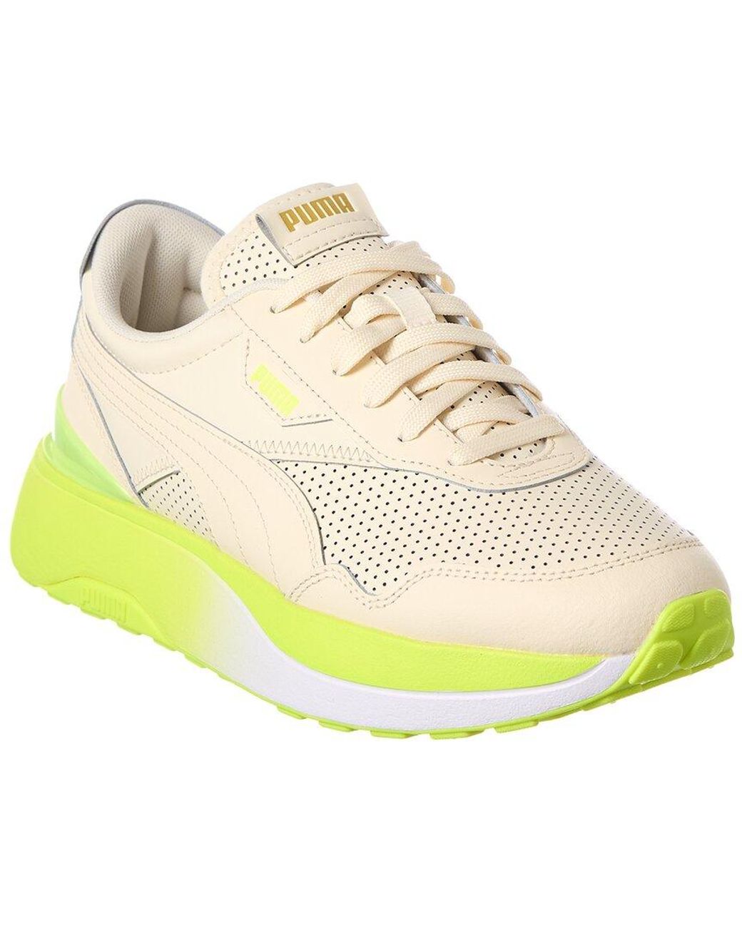 PUMA Cruise Rider Leather Sneaker in Natural Lyst UK